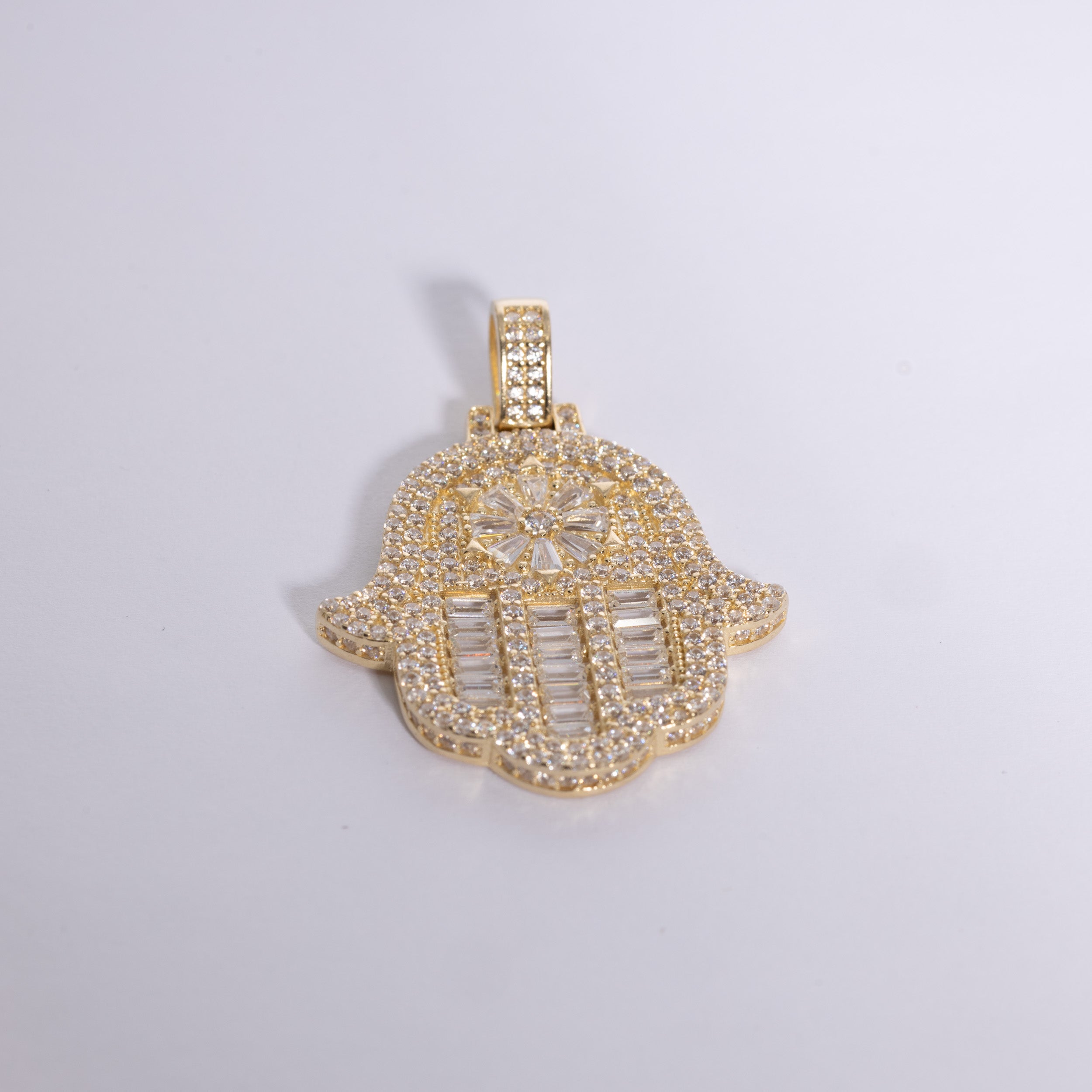 Hamsa Hand Zirconia Stone