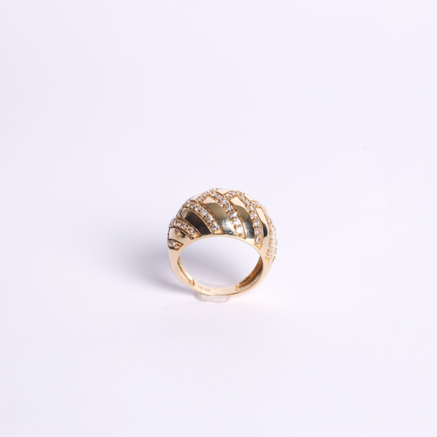 Dome Ring with CZ