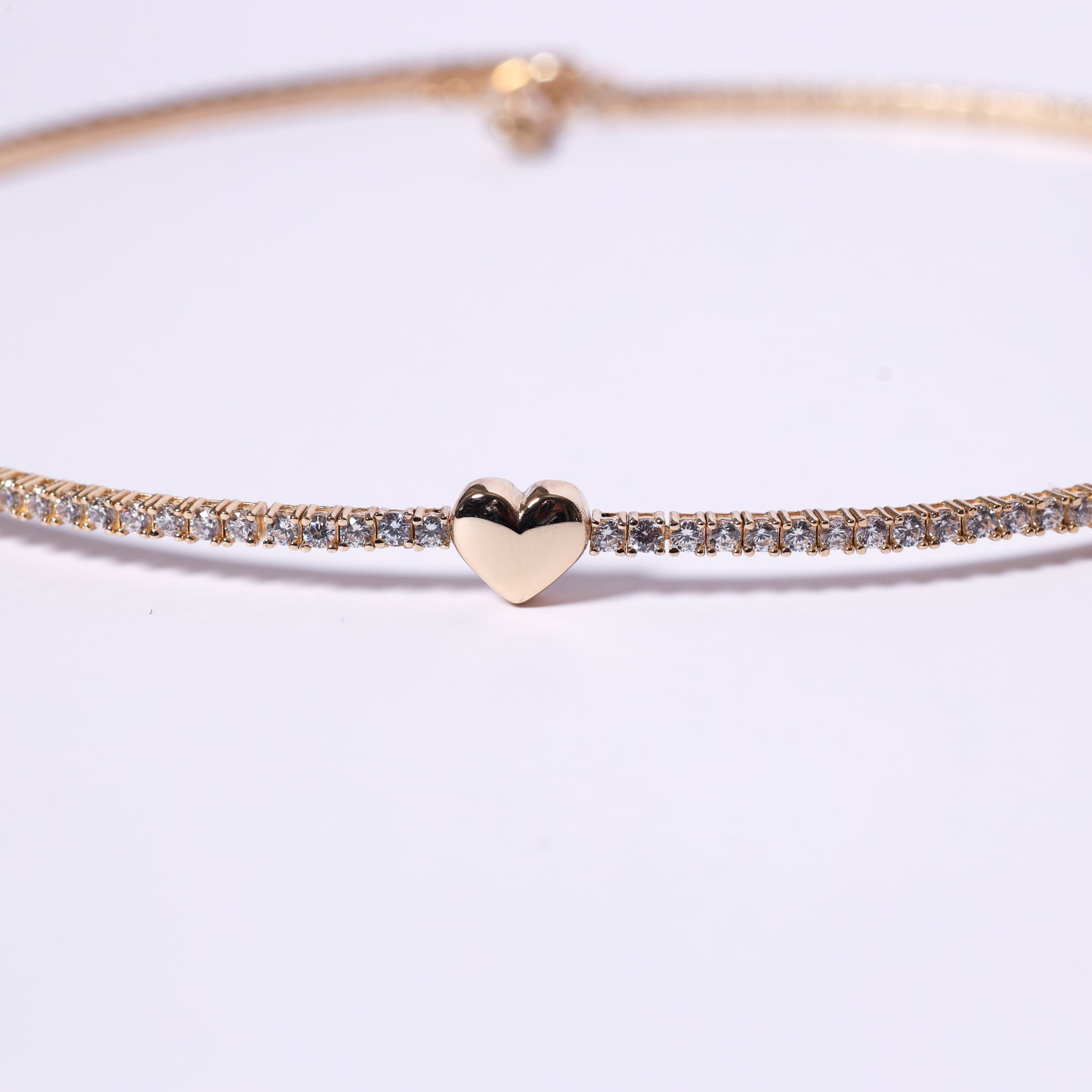 Tennis Heart Necklace