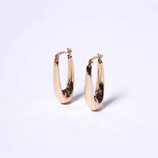 Pointed Solid Hoops