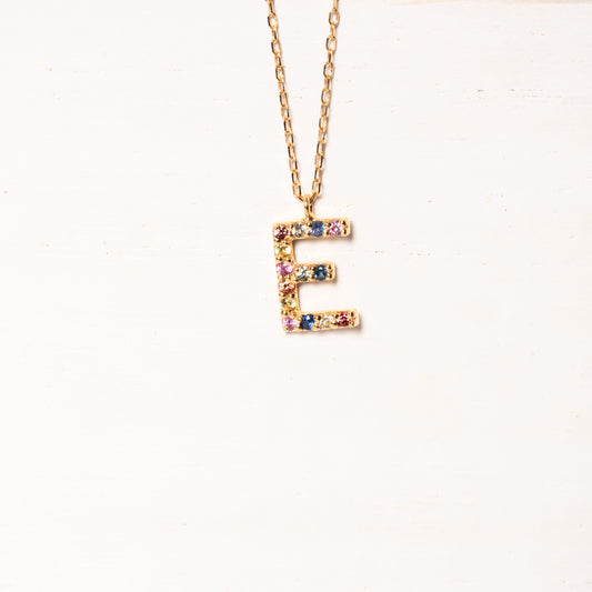 Dainty Letter E Chain