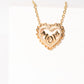 Heart Necklace with Mom