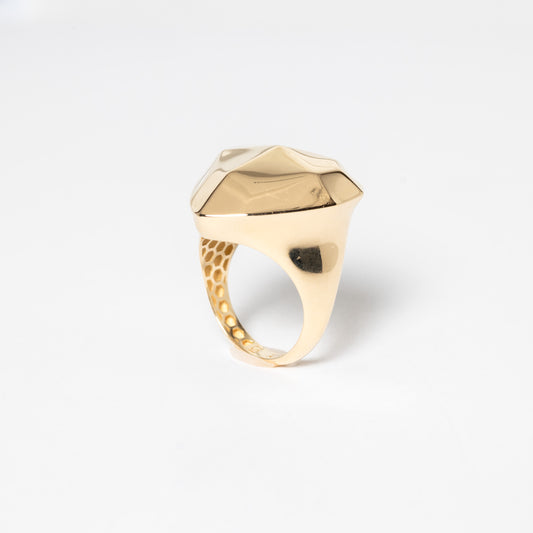 Plain Heart Yellow gold Plain Ring