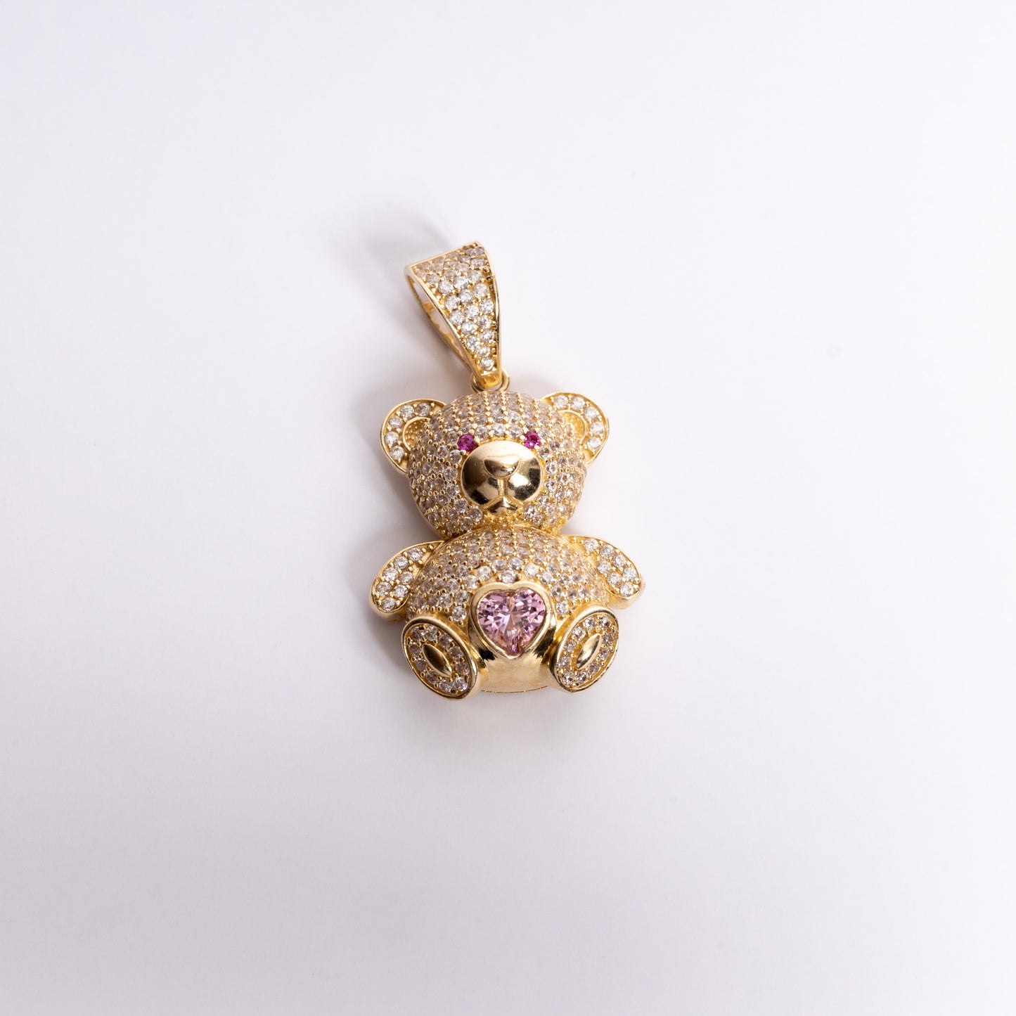 Teddy Bear CZ Charm