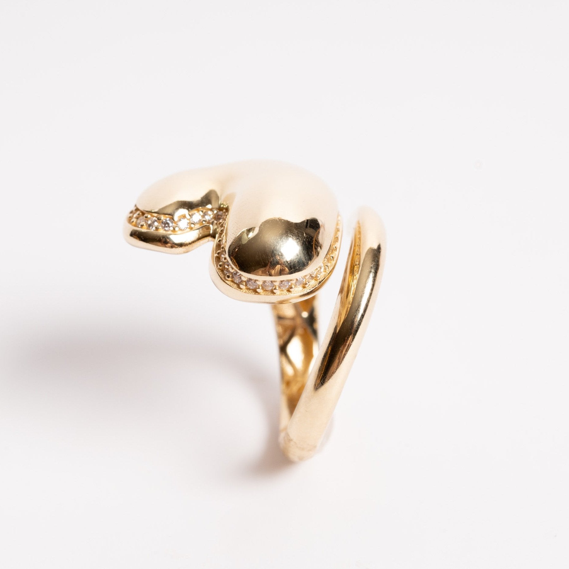 Puffed Heart Ring