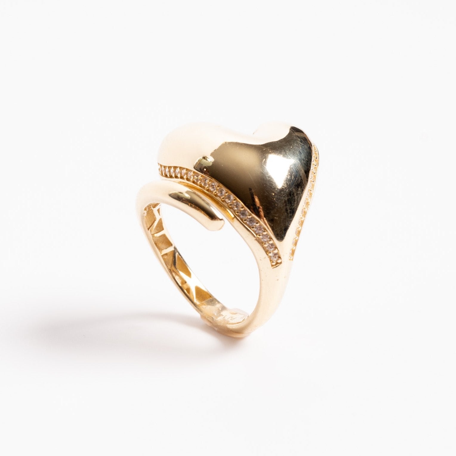 Puffed Heart Ring