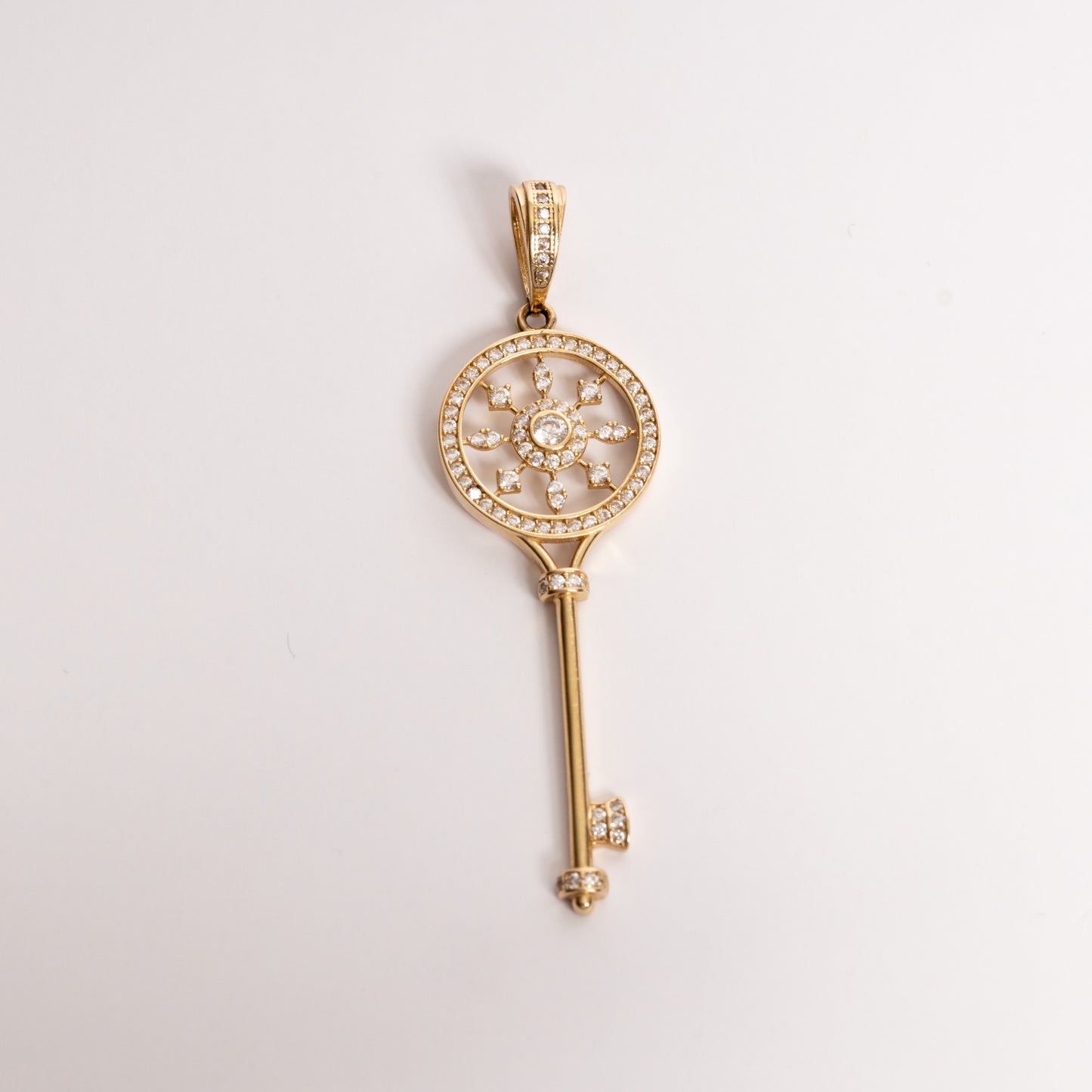 Key  CZ Pendant