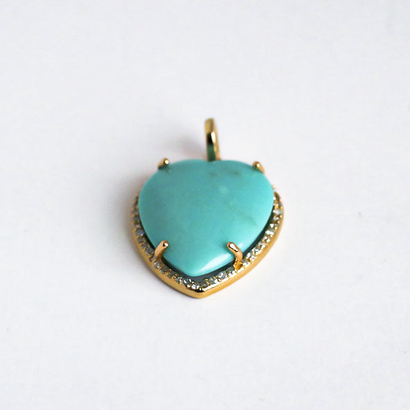 Dainty Small Turquoise/Diamond